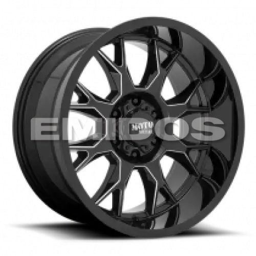 Moto Metal MO806 GLOSS BLACK MILLED 6x135 20R 10 87.1 -18