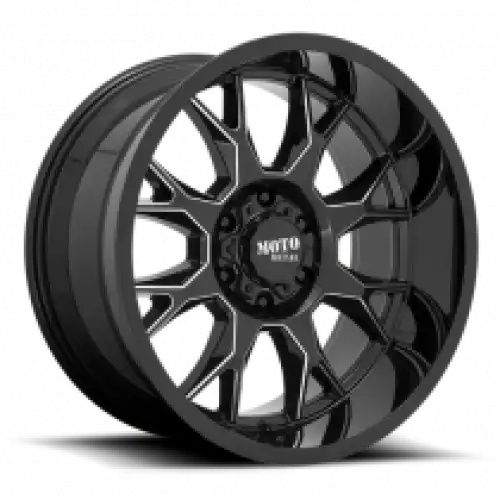 Moto Metal MO806 GLOSS BLACK MILLED 8x170 20R 10 125.1 -18