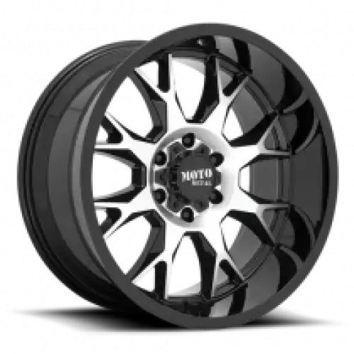 Moto Metal MO806 GLOSS BLACK MACHINED 6x139.7 22R 12 106.1 -44