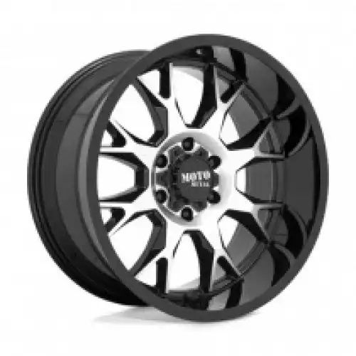 Moto Metal MO806 GLOSS BLACK MACHINED 8x165.1 22R 12 125.1 -44