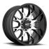 Moto Metal MO806 GLOSS BLACK MACHINED 8x170 22R 12 125.1 -44