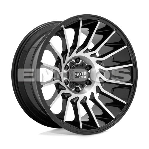 Moto Metal MO807 GLOSS BLACK MACHINED 6x139.7 20R 10 106.1 -18