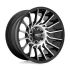 Moto Metal MO807 GLOSS BLACK MACHINED 8x165.1 20R 10 125.1 -18