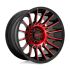 Moto Metal MO807 GLOSS BLACK MACHINED W/ RED TINT 8x165.1 22R 10 125.1 -18