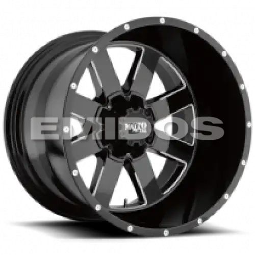 Moto Metal MO962 GLOSS BLACK MILLED 8x170 22R 14 125.1 -76