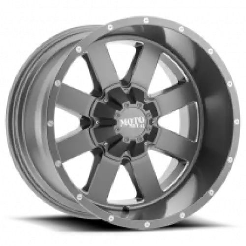 Moto Metal MO962 SATIN GRAY MILLED 8x180 18R 12 124.2 -44