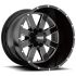 Moto Metal MO962 GLOSS BLACK MILLED 5x127/139.7 18R 9 78.1 BNK
