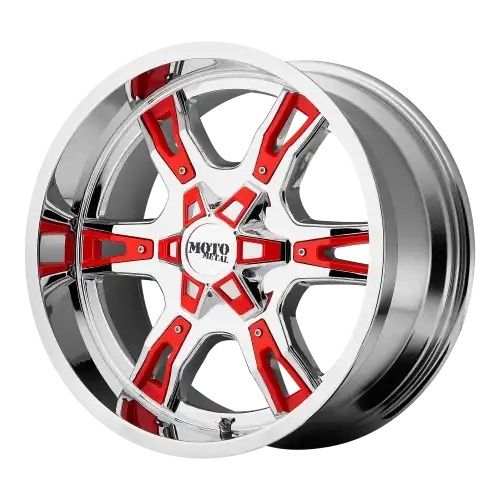 Moto Metal MO969 CHROME W/ ACCENTS 8x180 20R 12 124.2 -44