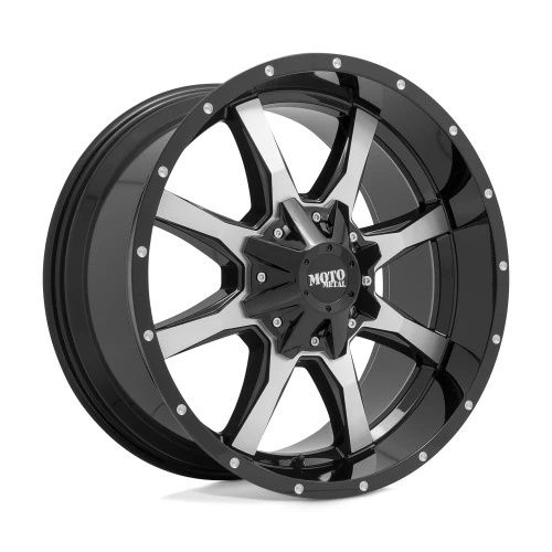 Moto Metal MO970 GLOSS BLACK W/ MACHINED FACE 8x170 20R 10 125.1 -18