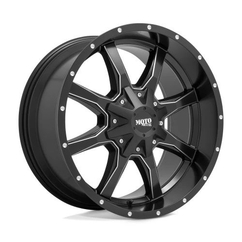 Moto Metal MO970 SEMI GLOSS BLACK MILLED 6x120/139.7 20R 9 78.1 18