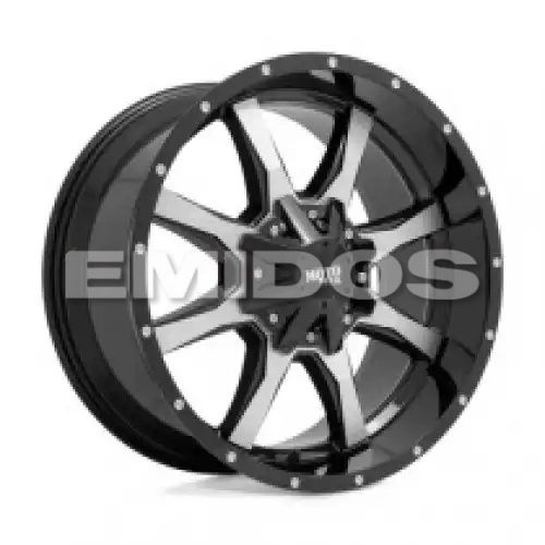 Moto Metal MO970 GLOSS BLACK W/ MACHINED FACE 5x127/139.7 17R 9 78.1 12