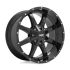 Moto Metal MO970 GLOSS BLACK W/ MILLED LIP 8x165.1 17R 9 125.1 12