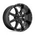 Moto Metal MO970 GLOSS BLACK W/ MILLED LIP 5x127/139.7 18R 9 78.1 18