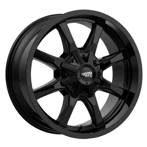 Moto Metal MO970 FULL GLOSS BLACK 8x165.1 18R 9 125.1 18