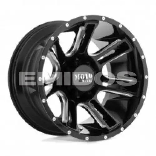 Moto Metal MO982 AMP GLOSS BLACK MILLED 8x165.1 20R 9 125.1 BNK