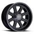 Moto Metal MO984 SHIFT MATTE BLACK W/ G-BLK INSERTS 8x165.1 17R 9 125.1 18