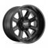 Moto Metal MO984 SHIFT MATTE BLACK W/ G-BLK INSERTS 8x170 17R 9 125.1 18