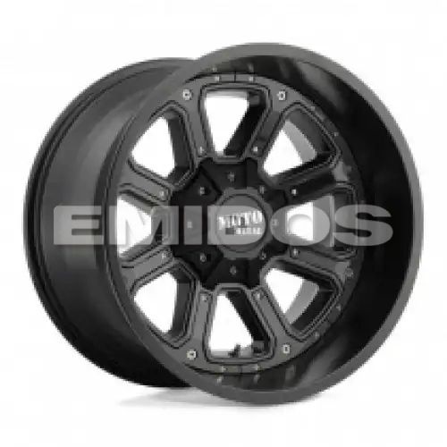 Moto Metal MO984 SHIFT MATTE BLACK W/ G-BLK INSERTS 6x135/139.7 18R 9 106.1 18