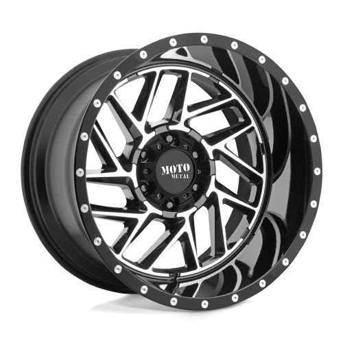 Moto Metal MO985 BREAKOUT GLOSS BLACK MACHINED 6x139.7 22R 10 106.1 -18