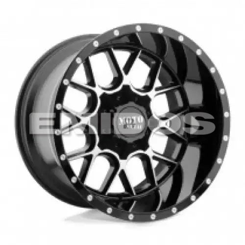 Moto Metal MO986 SIEGE GLOSS BLACK MACHINED 6x135/139.7 20R 9 106.1 18