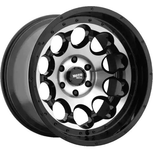 Moto Metal MO990 ROTARY GLOSS BLACK MACHINED 6x139.7 17R 9 106.1 -12