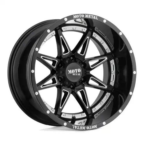 Moto Metal MO993 HYDRA GLOSS BLACK MILLED 5x150 20R 9 110.1 18