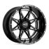 Moto Metal MO993 HYDRA GLOSS BLACK MILLED 6x139.7 17R 9 106.1 -12