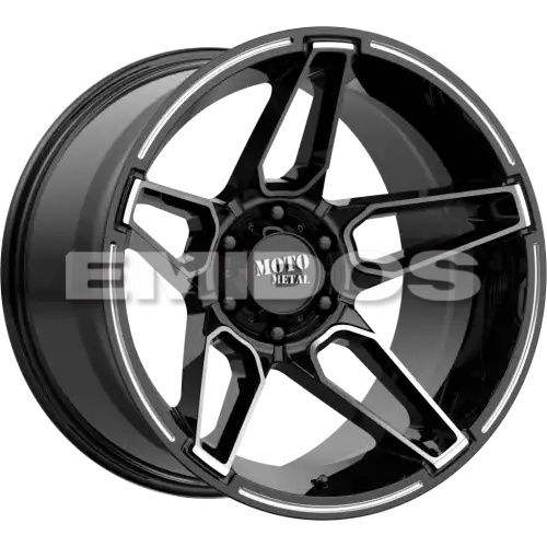 Moto Metal MO994 FANG GLOSS BLACK MACHINED 6x135 20R 10 87.1 -18