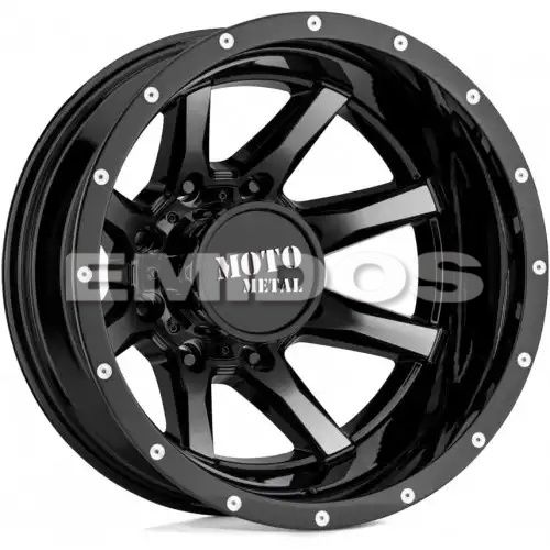 Moto Metal MO995 GLOSS BLACK MACHINED - REAR 8x165.1 20R 8.25 117 -198