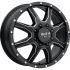 Moto Metal MO995 SATIN BLACK MILLED - FRONT 8x210 17R 6.5 154.3 111