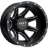 Moto Metal MO995 SATIN BLACK MILLED - REAR 8x210 17R 6.5 154.3 -155