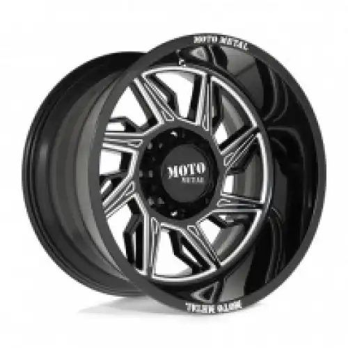 Moto Metal MO997 HURRICANE GLOSS BLACK MILLED - RIGHT DIRECTIONAL 6x135 22R 12 87.1 -44