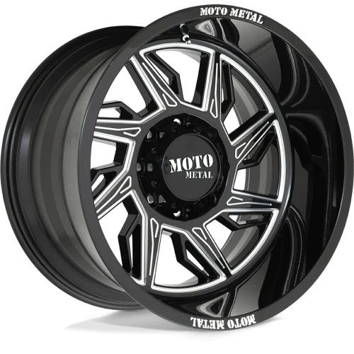 Moto Metal MO997 HURRICANE GLOSS BLACK MILLED - RIGHT DIRECTIONAL 6x139.7 R 12 106.1 -44