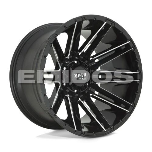 Moto Metal MO998 KRAKEN GLOSS BLACK MILLED 8x170 20R 10 125.1 -18