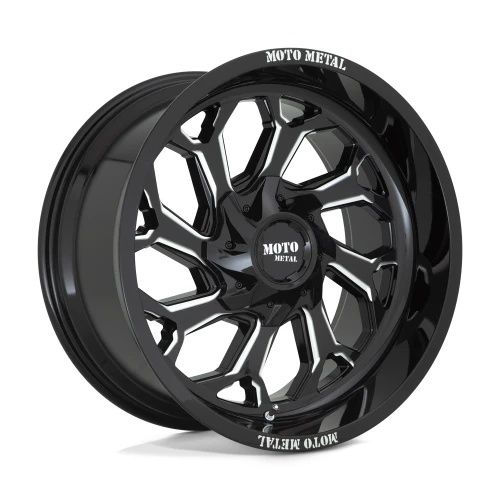 Moto Metal MO999 GLOSS BLACK MILLED 5x127/139.7 20R 10 78.1 -18