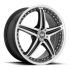Motegi Racing MR107 D5S GLOSS BLACK MACHINED 5x112 17R 7.5 72.56 45