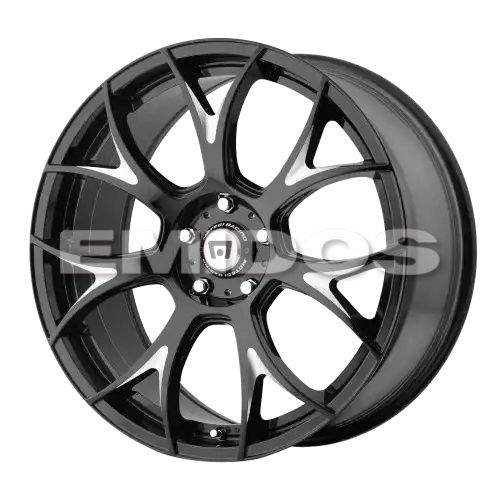 Motegi Racing MR126 GLOSS BLACK W/ MILLED ACCENTS 5x112 20R 10 66.56 38