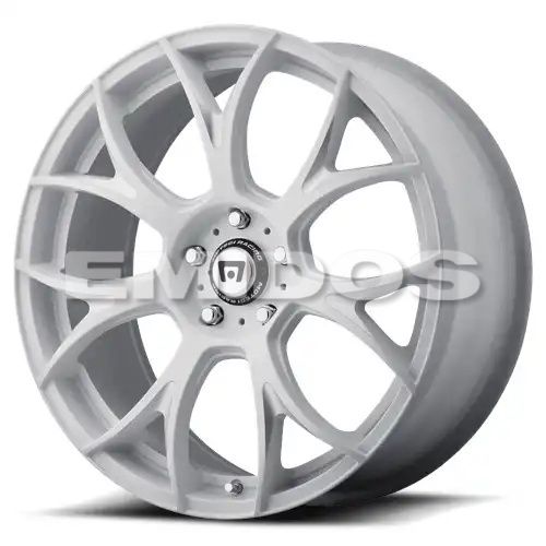Motegi Racing MR126 MATTE WHITE W/ MILLED ACCENTS 5x114.3 19R 9.5 72.56 40