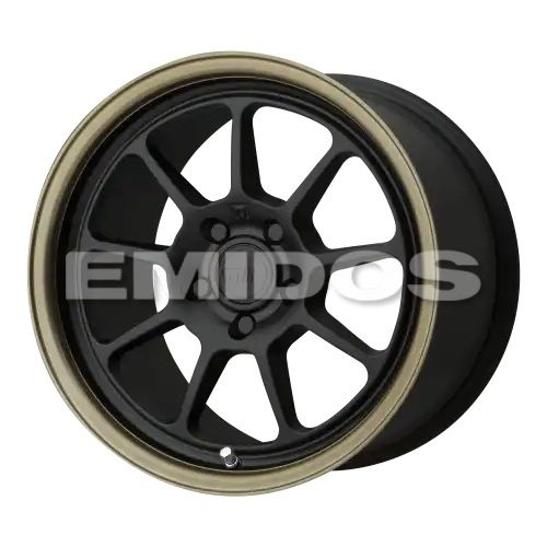 Motegi Racing MR135 MATTE BLACK CENTER W/ BRONZE LIP 5x114.3 17R 8.5 72.56 45