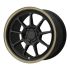 Motegi Racing MR135 MATTE BLACK CENTER W/ BRONZE LIP 5x114.3 17R 8.5 72.56 45
