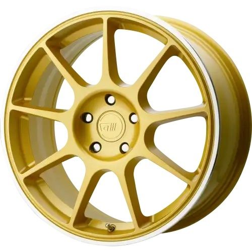 Motegi Racing MR138 GOLD W/ MACHINED LIP 5x114.3 R 8 72.56 38