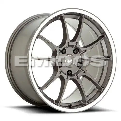 Motegi Racing MR152 SS5 GUNMETAL W/ MACHINED LIP 5x114.3 17R 8 72.56 45