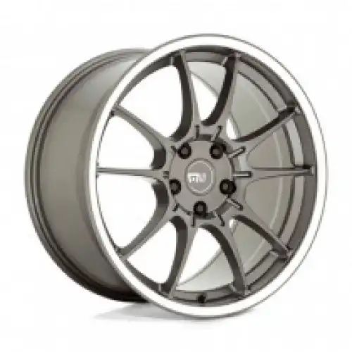 Motegi Racing MR152 SS5 GUNMETAL W/ MACHINED LIP 5x100 18R 8.5 56.15 30