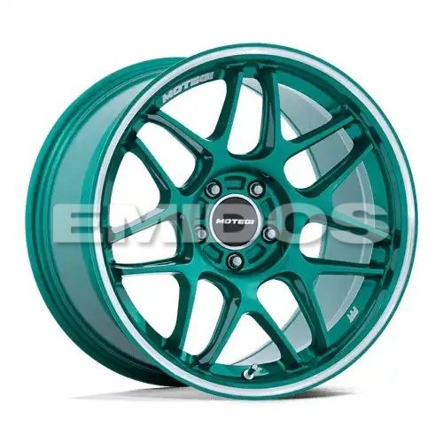Motegi Racing MR158 TSUBAKI HOKKAIDO GREEN W/ MACHINED LIP 5x114.3 18R 10.5 72.56 25