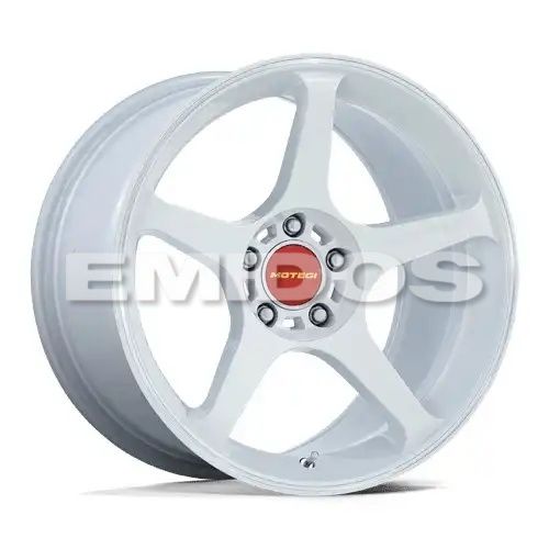 Motegi Racing MR159 BATTLE V MATSURI WHITE PEARL W/ MACHINED LIP STRIPE 5x114.3 18R 9.5 72.56 15