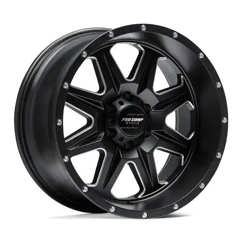 Pro Comp PA63 RECON SATIN BLACK MILLED 8x170 20R 10 125.1 -18