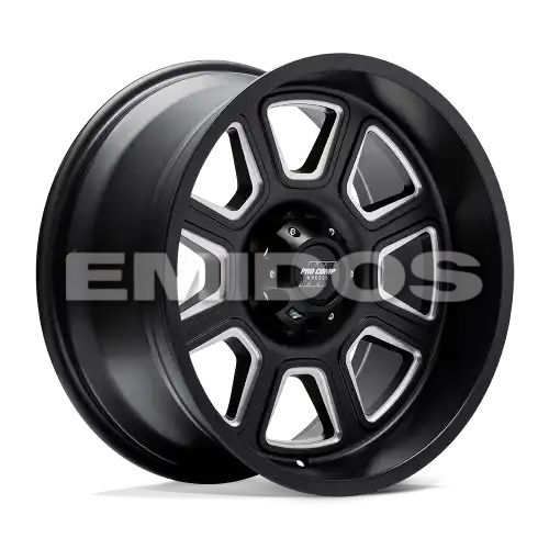 Pro Comp PA64 GUNNER SATIN BLACK MILLED 6x139.7 20R 10 108 -18