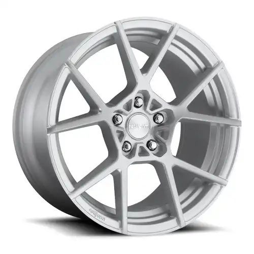 ROTIFORM R138 KPS GLOSS SILVER BRUSHED 5x112 18R 8.5 66.56 35