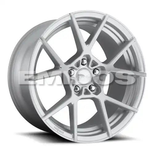 ROTIFORM R138 KPS GLOSS SILVER BRUSHED 5x112 19R 8.5 66.56 45