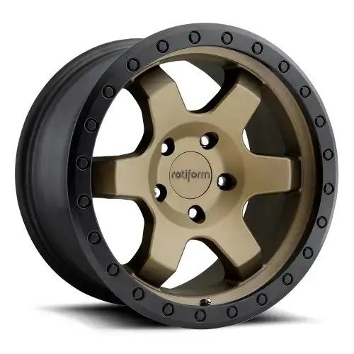 ROTIFORM R150 SIX-OR MATTE BRONZE BLACK BEAD RING 6x139.7 17R 9 106.1 1